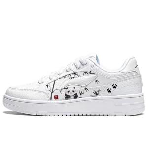 Женские противоскользящие износостойкие низкие кеды для скейтбординга LiNing Tianji черно-белые