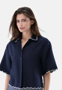 Блузка на пуговицах Van Laack, Navy