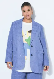 Объемное короткое пальто с пайетками Studio Untold, Grey Blue