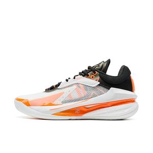 XTEP Баскетбольные кроссовки с амортизацией и поддержкой, низкие, мужские, белые, черные, оранжевые