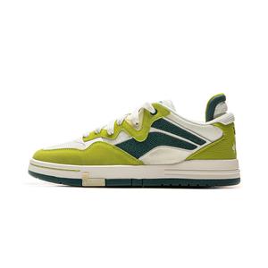 LINING Низкие износостойкие кроссовки для скейтбординга унисекс Sprout Milk White Rainforest Green