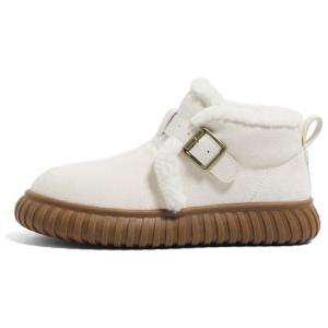 Женские зимние ботинки Huanqiu короткие с мехом, кремовый