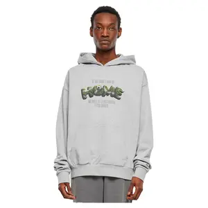 Худи Mister Tee Home Ultraheavy Oversize, серый