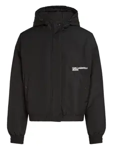 Куртка с капюшоном Karl Lagerfeld Jeans, черный