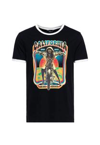 Рубашка с принтом и изображением мотоцикла в стиле 70-х Sweet Heart KING KEROSIN, черный