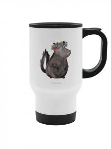 Белая кружка для кофе Skunk без слогана Mr. & Mrs. Panda