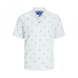 Рубашка с коротким рукавом Jack & Jones Palm Aop Dut, белый