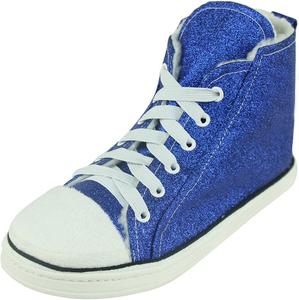 Домашние тапочки для женщин, теплые зимние плюшевые, для дома и улицы, сникерс-ботинки Home Slipper, Shining Blue