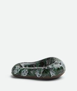 Volcanic glazed pear BOTTEGA VENETA, белый/зеленый/черный