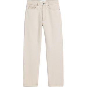 Джинсы с нашивкой логотипа Ami Paris AMIPARIS, Ecru