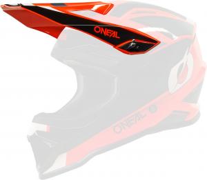Детский шлем Oneal 1srs stream с козырьком, Black/Red