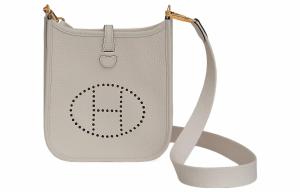 Сумка через плечо Evelyne Clemence из кожи коровы мини унисекс HERMES