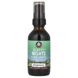 WishGarden Herbs, Sleepy  Nights & Fresh Morning, для беременных, 59 мл (2 жидк. унц.)
