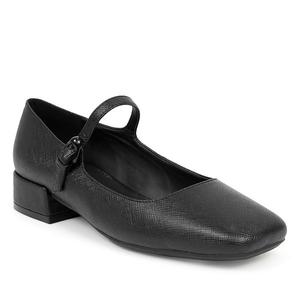 Женские туфли Isannah Mary Jane на квадратном каблуке Aerosoles, Black Faux Leather