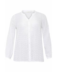Блуза KAFFE CURVE Maia, от белого