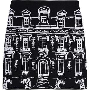 KARL LAGERFELD / Karl Lagerfeld Jeans Короткая юбка Casual от KARL LAGERFELD SS25 женская черная белая