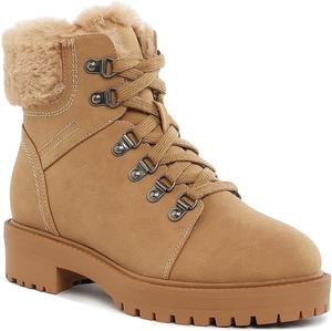 Ботильоны London Rag Maranta с искусственным меховым воротником, Beige