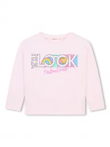 Футболка с надписью Billieblush, розовый