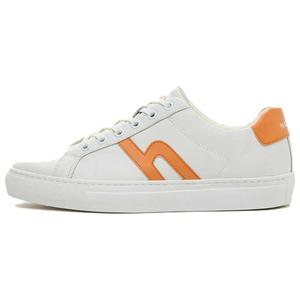 Низкие кроссовки для скейтбординга ICONIC Collection для женщин HAZZYS, White Orange