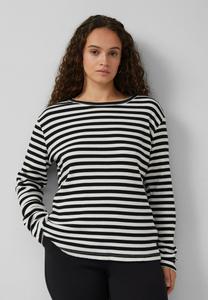 Топ QS LONGSLEEVE , Mottled Black