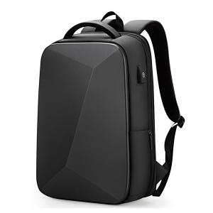 Рюкзак PC+Oxford Большой размер Мужской Черный/Серый FENRUIEN, 5013 Стиль для комьютинга в черном цвете