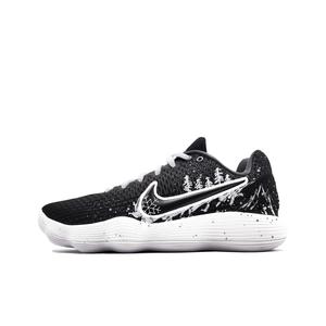 Nike Баскетбольные кроссовки Hyperdunk 2017 Ink Ridge Cold Pine с амортизацией, износостойкие, низкие, унисекс, черно-белые