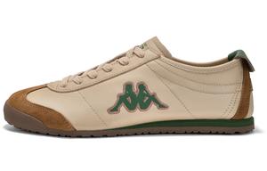 Антискользящие износостойкие низкие кеды для скейтбординга женские хаки серый Kappa, хаки серый/длинный бирюзовый