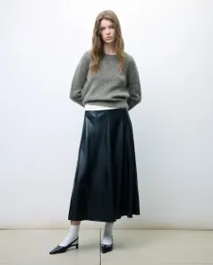 Миди-юбка под кожу Tintoretto, черный