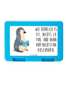 Mr. & Mrs. Panda Книга «Бенто-бокс Penguin» с надписью, написанной белым цветом