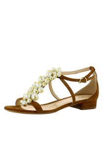 Сандалии с ремешками Evita SALVINA, коньяк