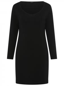 Laura Scott Черное вязаное платье