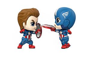 Фигурка Captain America Cosbaby Marvel, The Avengers, Grand Battle Scale Hot Toys