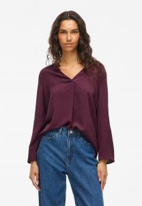 Блуза VILA VIJOSA NECK, Fig/Dark Purple