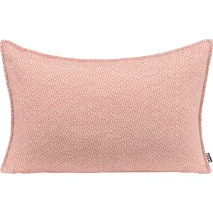 Декоративная подушка Ivy с легким узором, наволочка с наполнителем, 1 шт. H.O.C.K., Coral/orange + gemustert