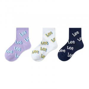 Детский носок Lee, фиолетовый/белый/синий