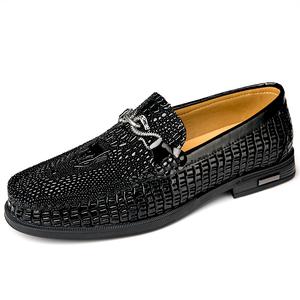 LAORENTOU Туфли мужские низкие, черные/бордовые