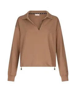 Коричневая толстовка со стразами Liu Jo, коричневый