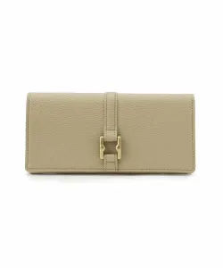 Тонкий длинный кошелек, легкий термоусадочный материал Toff&Loadstone, цвет Chai (053)