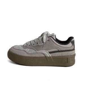 Теплые, нескользящие, износостойкие, легкие, дышащие, низкие кроссовки для скейтбординга для женщин Lanza, Gray