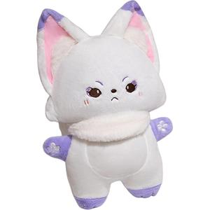 Плюшевая кукла Little Fox Dolls высотой 40 см MENGDINUO, фиолетовый