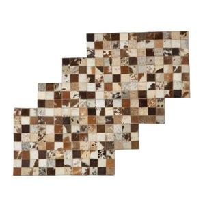 Набор салфеток в клетку в стиле пэчворк, 4 шт. Homescapes, мультколор