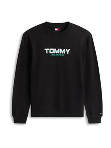 Tommy Jeans Свитшот 'ESS' в черном цвете