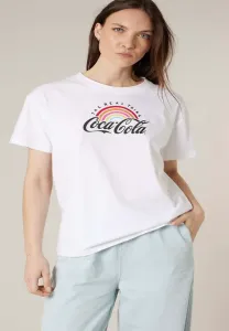 Оригинальная футболка с радужным принтом Deeluxe, Weiß