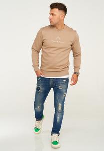 Толстовка LABO CREW NECK Jack & Jones, коричневый