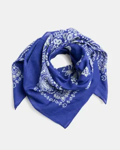 Платок с узором пейсли Pieces, синий