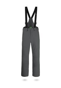 Мужские зимние брюки софтшелл с подтяжками Loonskin normani, антрацит