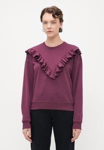 Толстовка ONLY Tall ONLELY O NECK FRINGE, Mauve Wine/Bordeaux