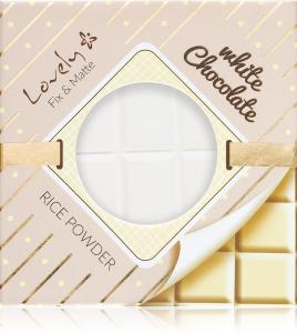 Белый шоколадный рисовый порошок прозрачный порошок Lovely