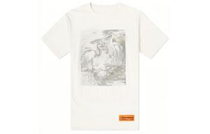 Футболка с принтом птицы HERON PRESTON