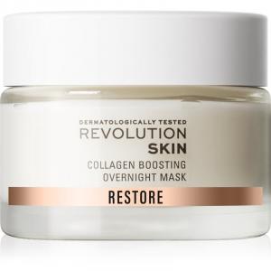 Revolution Skincare Restore Collagen Boosting регенерирующая крем-маска на ночь, поддерживающая выработку коллагена 50 мл